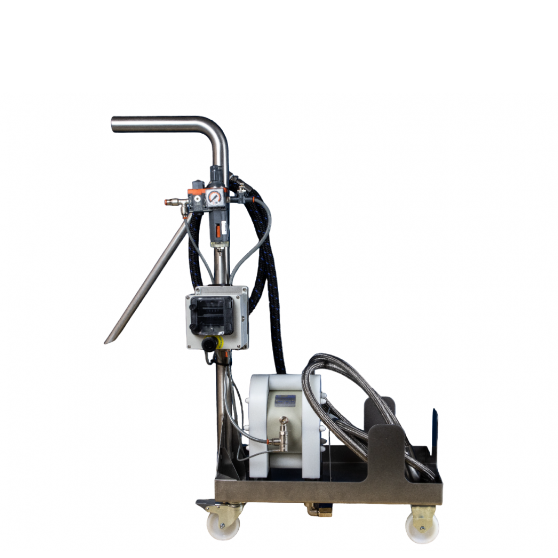 25 Litre Chemical Decant Trolley with Batcher