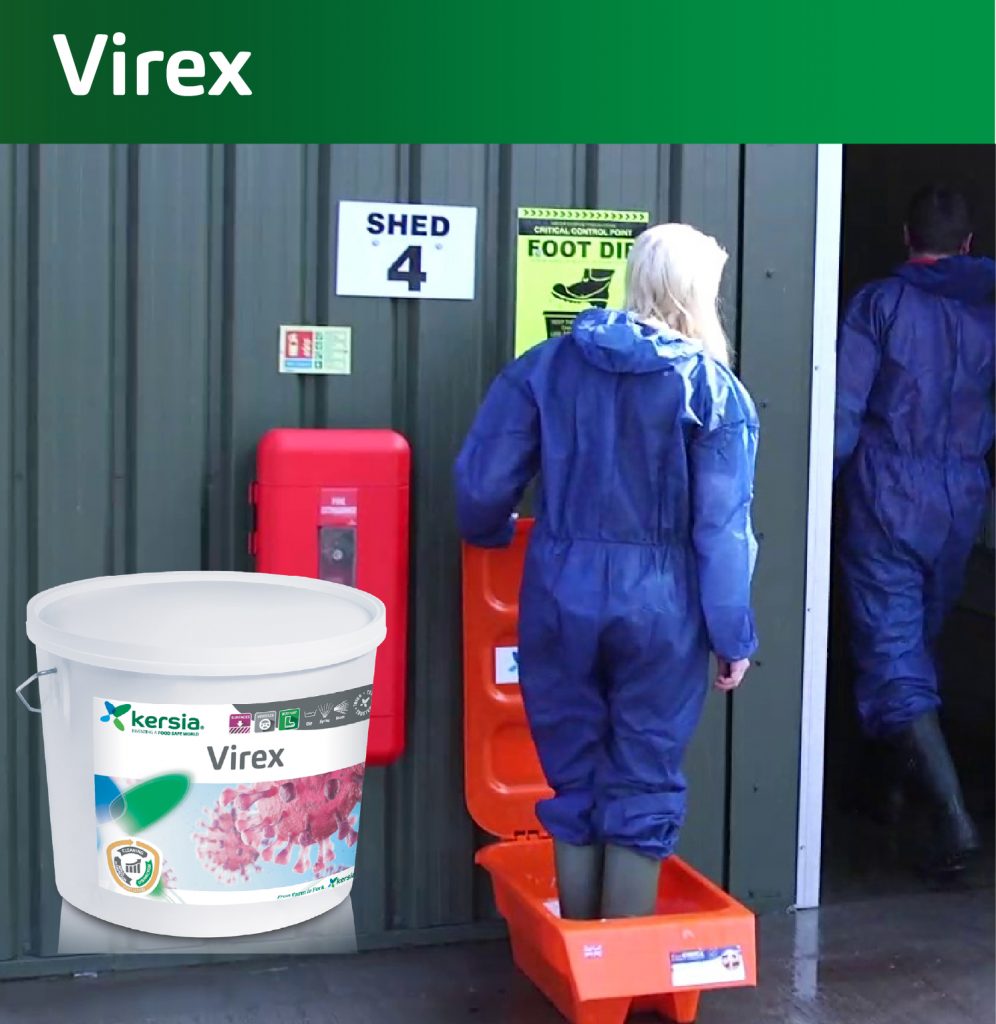 Woman using a boot wash - Picture of virex Product