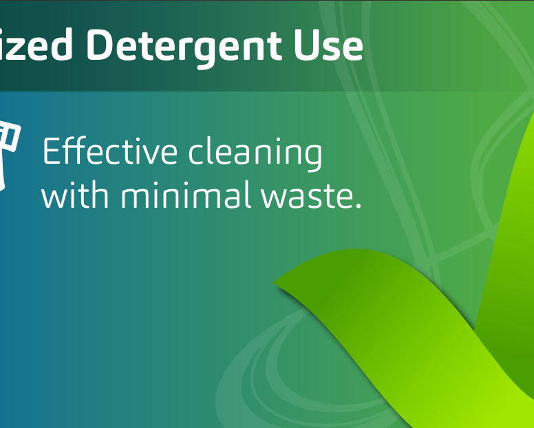 Effective cleaning with minimal waste.